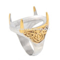 wholesale indonesia fancy gold ring designs for women stainless steel ring form china designs